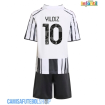 Camisa de time de futebol Juventus Kenan Yildiz #10 Replicas 1º Equipamento Infantil 2025-26 Manga Curta (+ Calças curtas)
